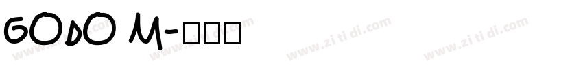 GODO M字体转换